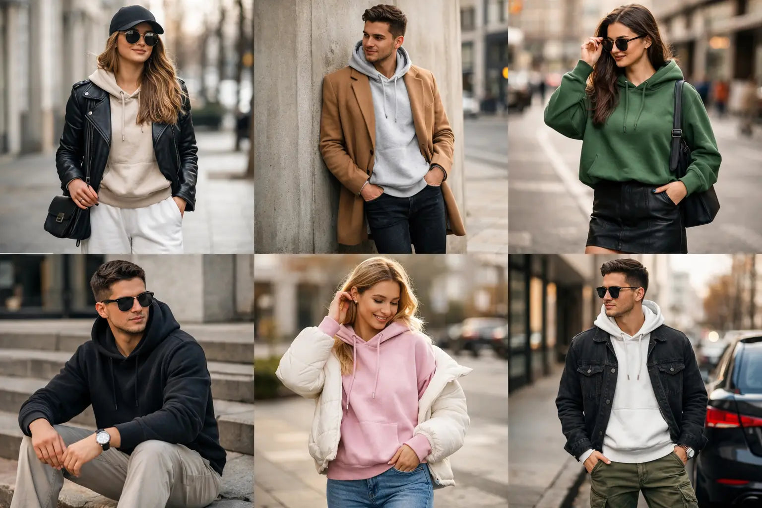 6 outfits con sudadera para salir con estilo