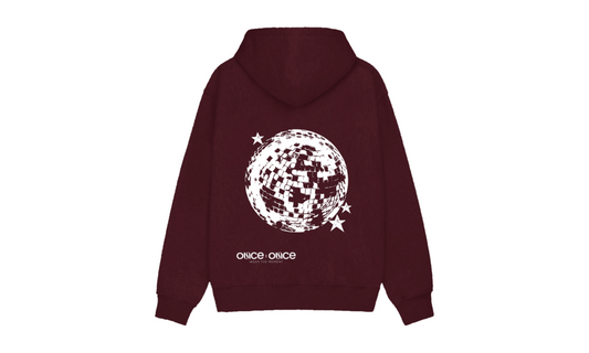 BURGUNDY DISCO BALL